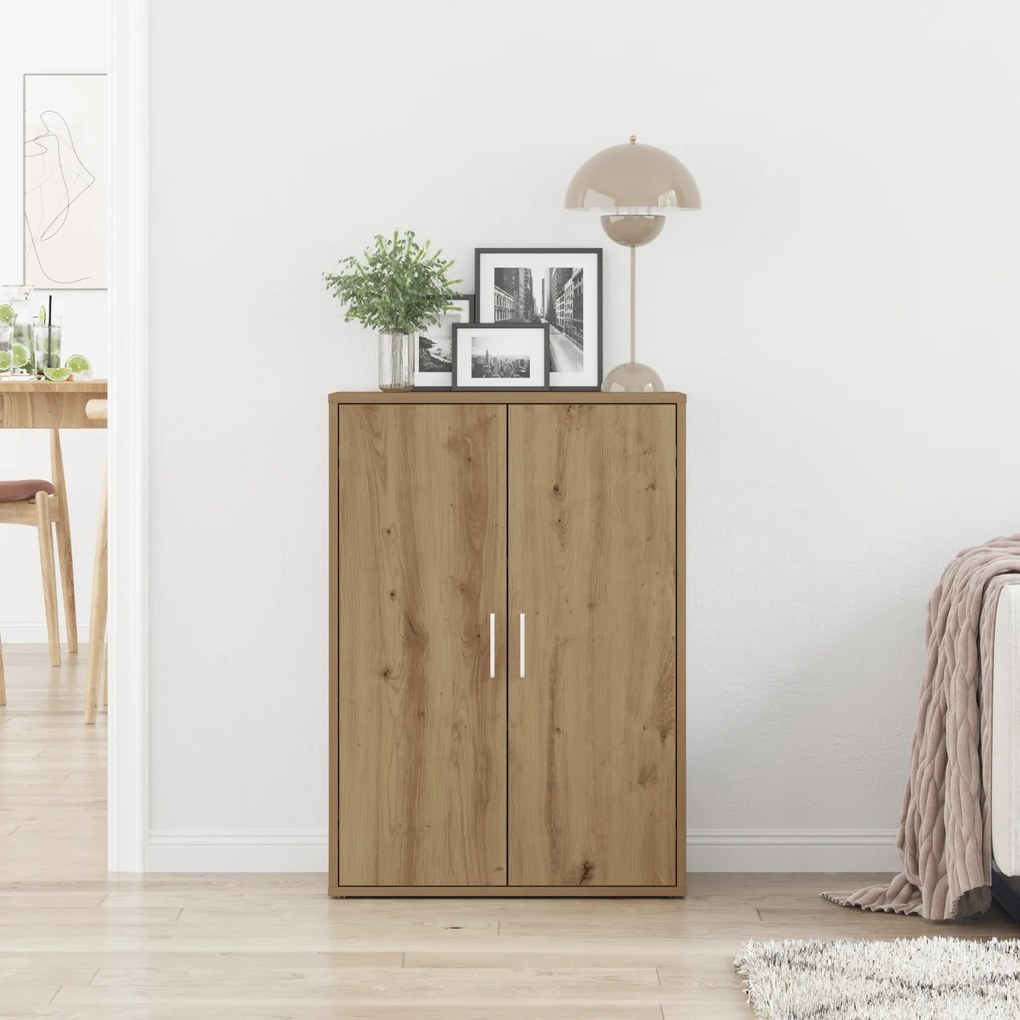 vidaXL Μπουφές Δρυς 60x31x84 εκ. Επεξεργασμένο Ξύλο