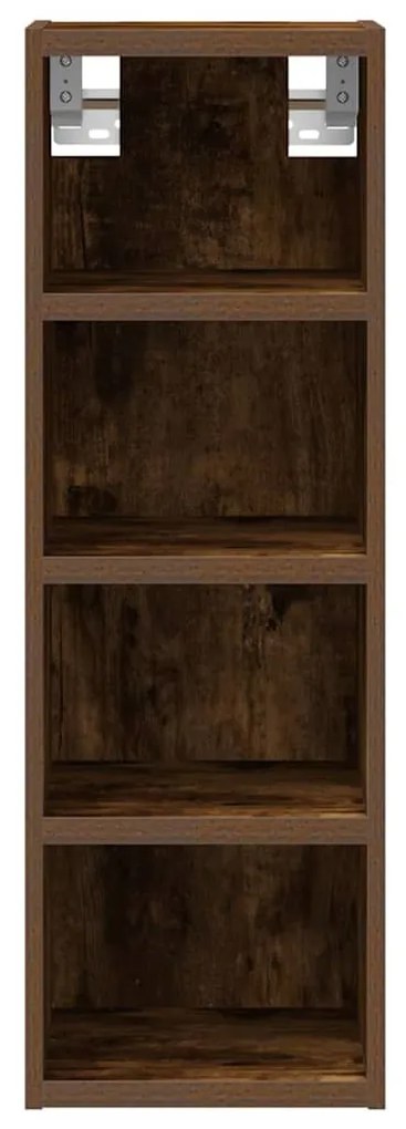 vidaXL κρεμαστό ντουλάπι Riga καπνιστή δρυς 20x29,5x60 cm Ξύλο μηχανής