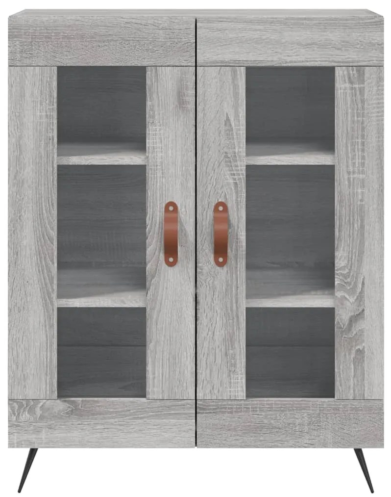 vidaXL Ντουλάπι Γκρι Sonoma 69,5 x 34 x 90 εκ. από Επεξεργασμένο Ξύλο
