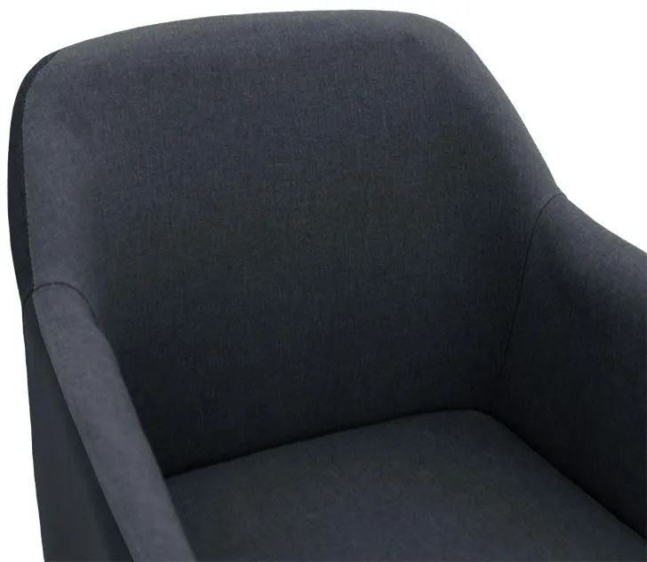 Καρέκλα - Πολυθρόνα Safira PU ύφασμα μαύρο-φυσικό 57x58x84εκ 2αδα 57x58x84 εκ.