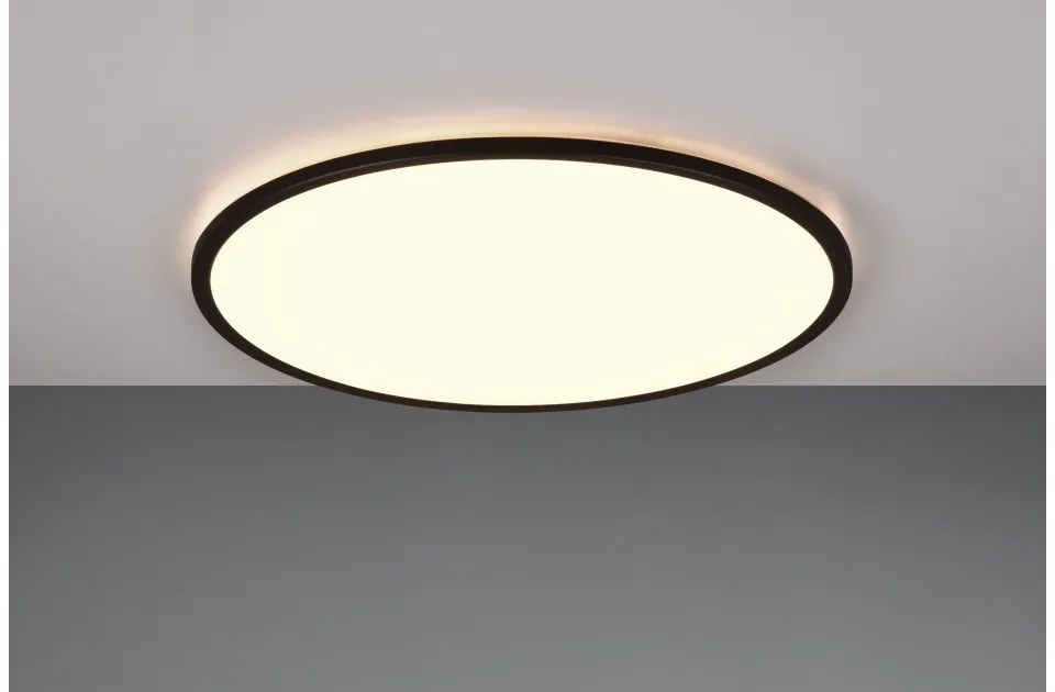 Πλαφονιέρα Φωτιστικό Οροφής LED 30W Dimmer 3CCT Φ50cm Scott Trio Lighting-R64381032-Μαύρο R64381032