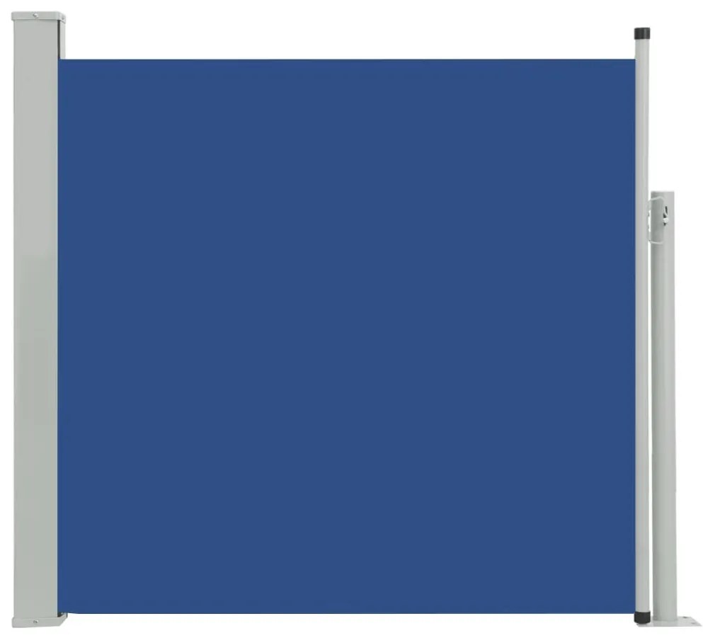Σκίαστρο Πλαϊνό Συρόμενο Βεράντας Μπλε 170 x 300 εκ. - Μπλε
