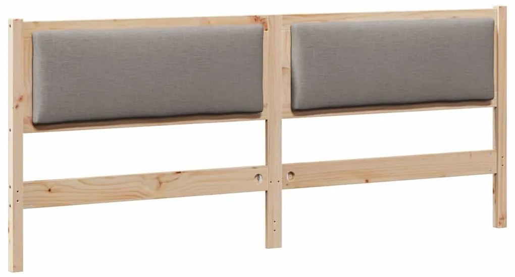 vidaXL Κεφαλάρι Άλλο Καφέ 200 cm Μασίφ ξύλο πεύκου