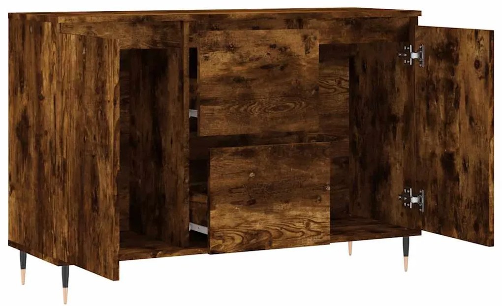 vidaXL Ντουλάπι Καπνιστή Δρυς 101,5x35x70 εκ. από Επεξεργασμένο Ξύλο