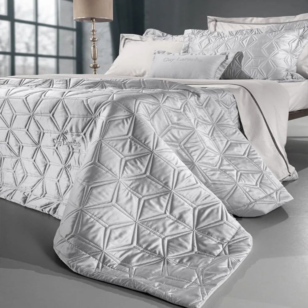 Κουβερλί Suite (Σετ 3τμχ) Silver Guy Laroche Υπέρδιπλο 240x250cm Microsatin