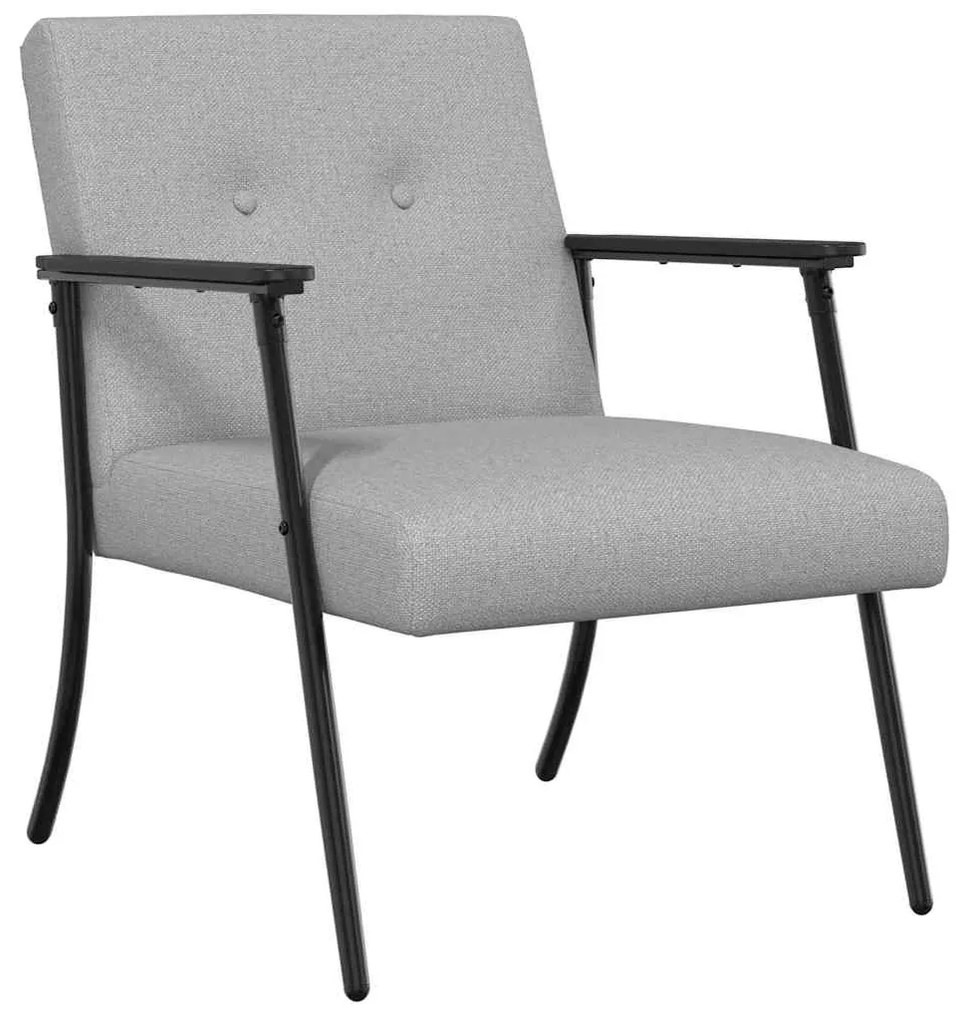 vidaXL Πολυθρόνα Σκίουρος Γκρί 59 x 75 x 78 εκ ύφασμα