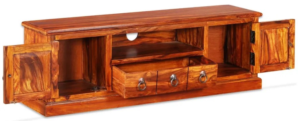 vidaXL Έπιπλο Τηλεόρασης 120 x 30 x 40 εκ. από Μασίφ Ξύλο Ακακίας