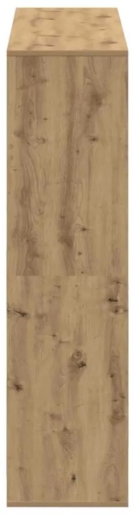 vidaXL Βιβλιοθήκη Αρτισιανή Δρυς 100x33x125,5εκ από Επεξεργασμένο Ξύλο