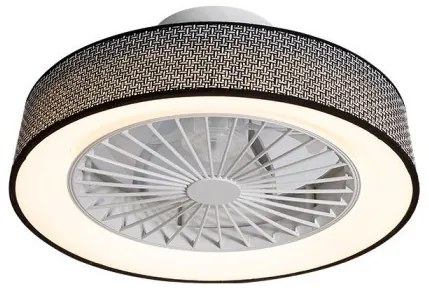 Ανεμιστήρας Οροφής Με Φωτιστικό LED 41W IP20 Μαύρο Seto SETO-48BK Sunlight-SETO-48BK-Μαύρο SETO-48BK