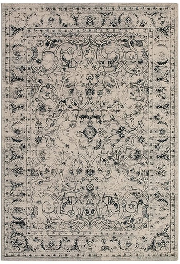 Χαλί Antares 57201/6696 Ecru-Black Carpet Couture 200X290cm