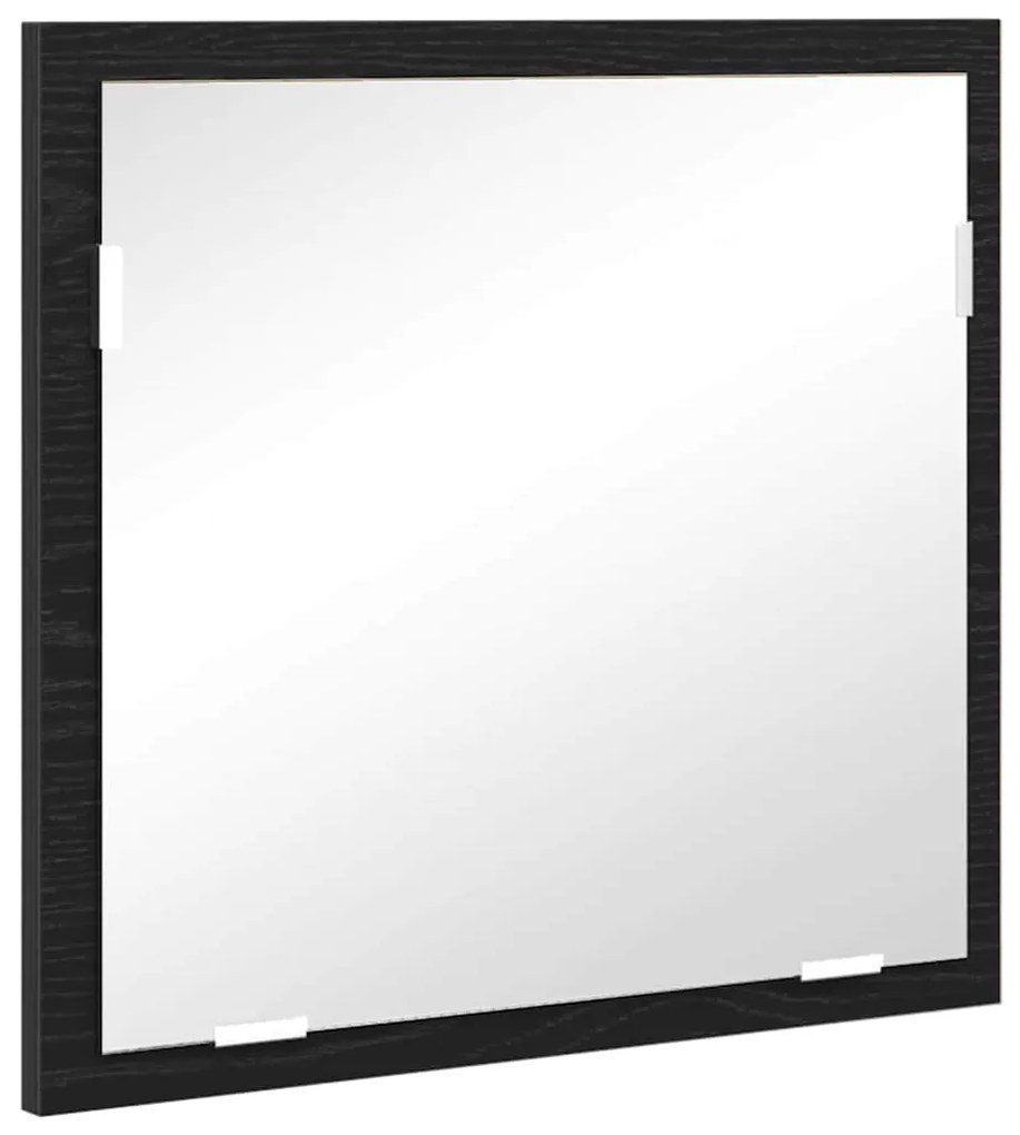 vidaXL Ντουλάπι Μπάνιου με συρτάρι Μαύρη Οξυά 41 x 38.5 x 45 cm