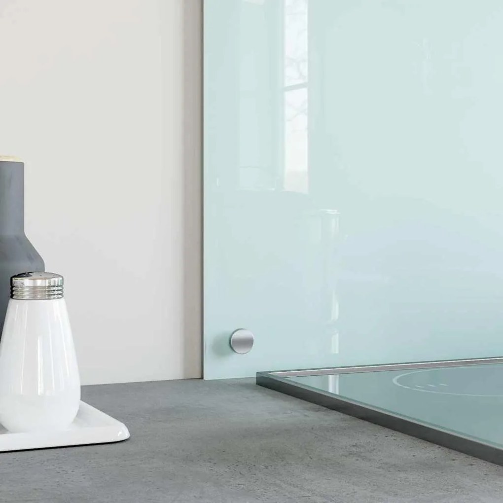 vidaXL Πλάτη Κουζίνας Λευκή 90 x 50 εκ. από Ψημένο Γυαλί