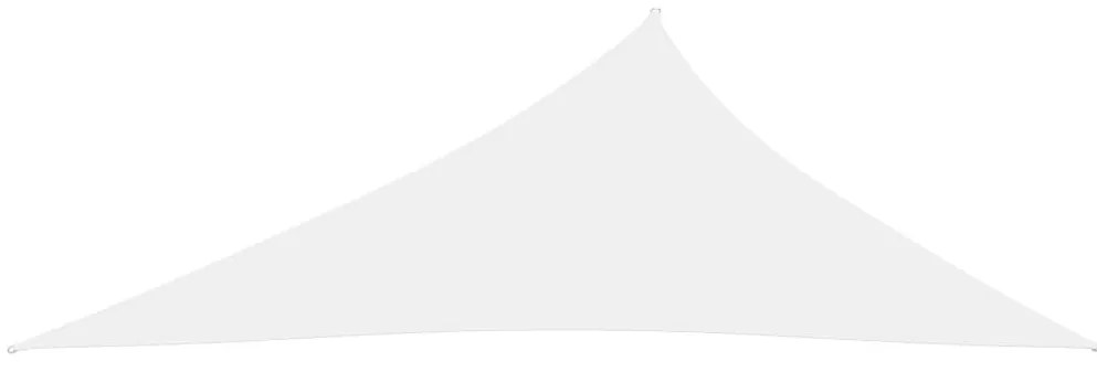 Πανί Σκίασης Τρίγωνο Λευκό 4 x 5 x 6,4 μ. από Ύφασμα Oxford - Λευκό