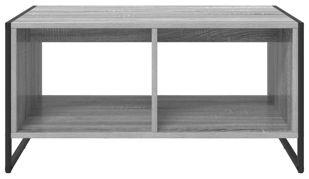 vidaXL Τραπεζάκι σαλονιού Γκρίζο Σονομα 80 x 50 x 40 cm