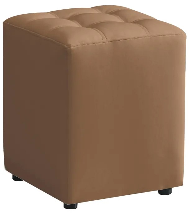 CUBE CAPPUCCINO PU ΣΚΑΜΠΟ 35X35X42εκ.