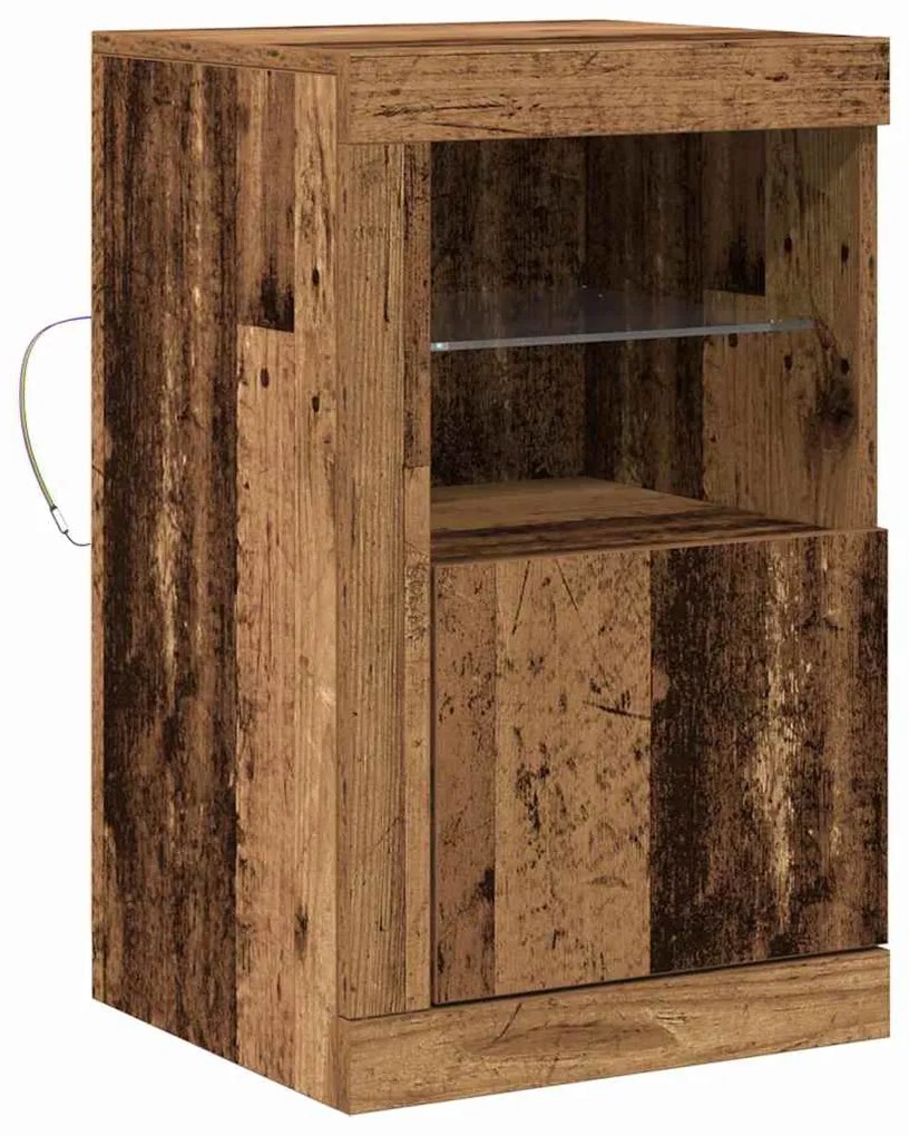 vidaXL Βοηθητικό ντουλάπι Παλαιό ξύλο 41 x 37 x 67 εκ