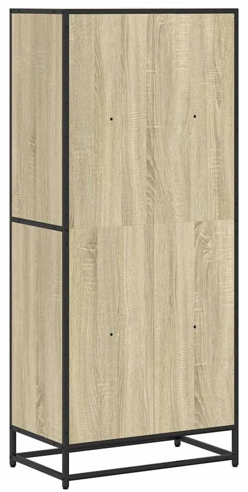 Βιβλιοθήκη Sonoma Oak 60x35x139 cm Ξύλινη κατασκευή - Καφέ