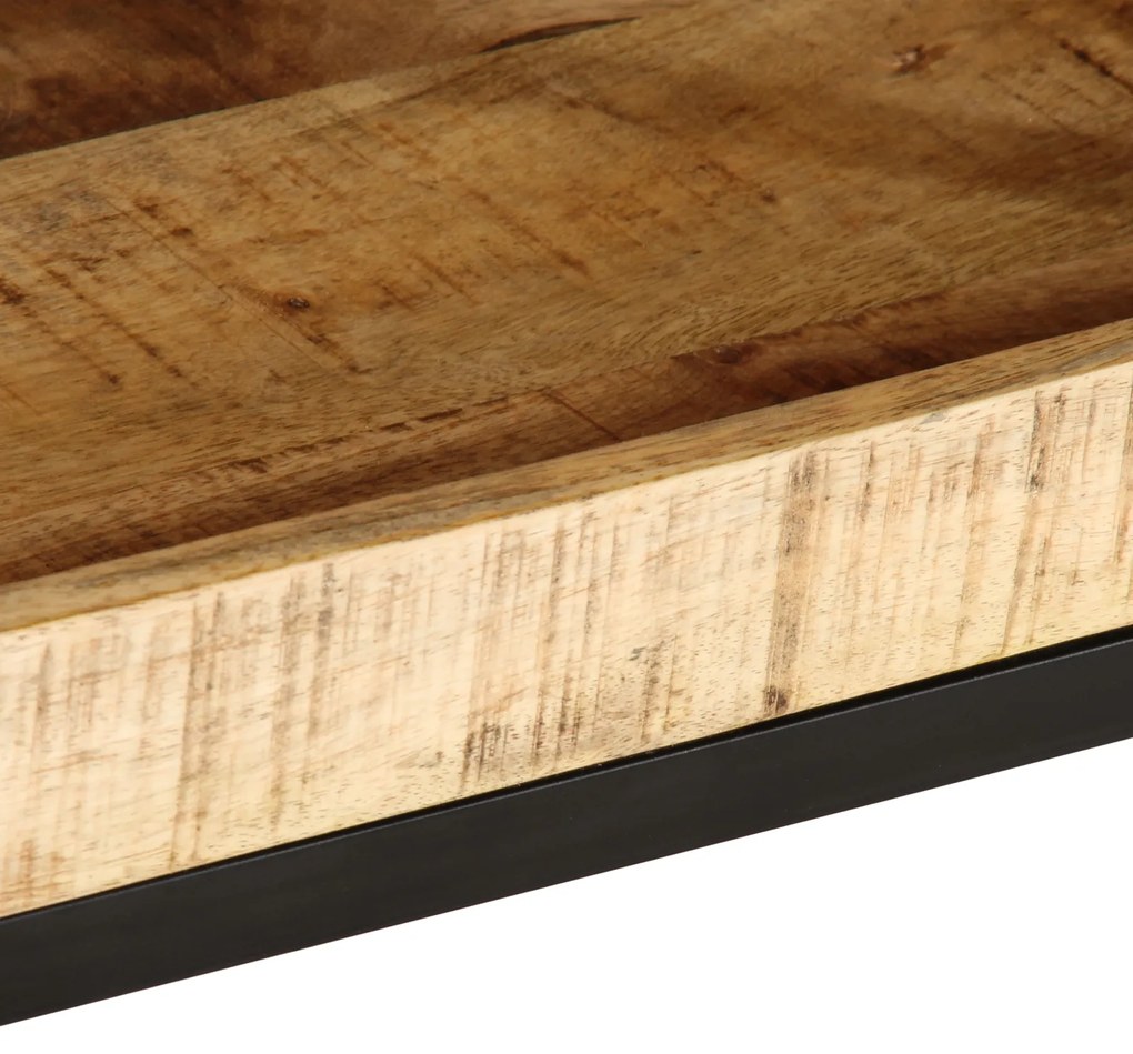 vidaXL Πλευρικό Τραπέζι 55x55x45 cm Μασίφ Ξύλο Ρουστίκ Μάνγκο