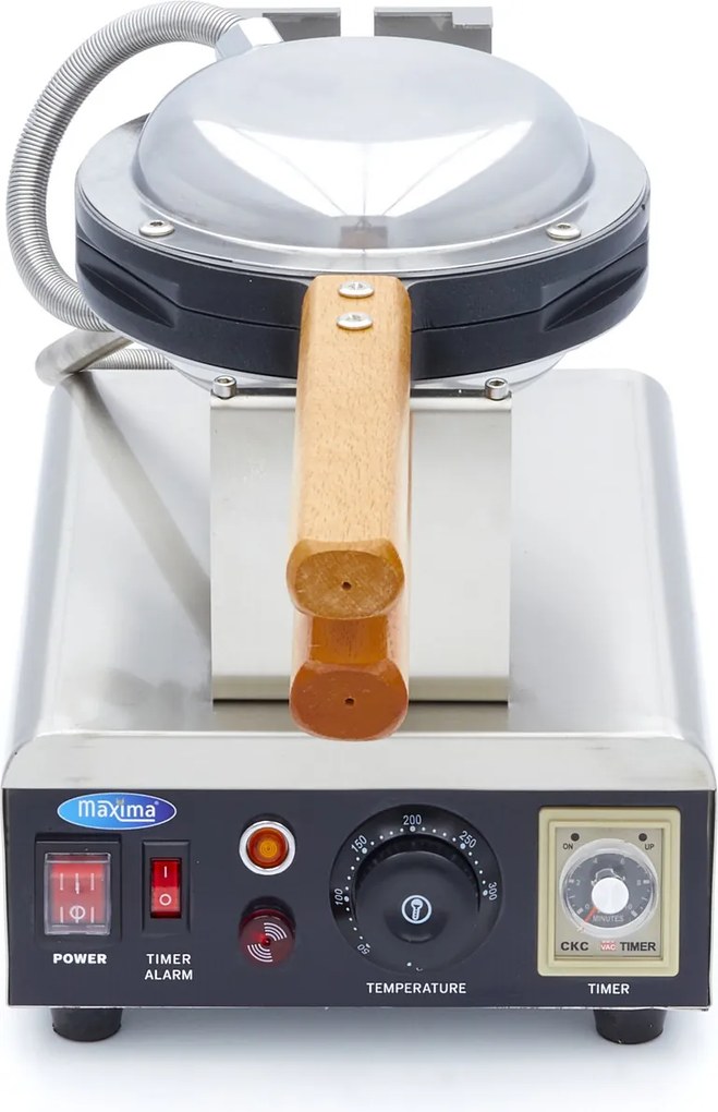 Waffle Maker - 1 Waffle - Round Honeycomb Pattern