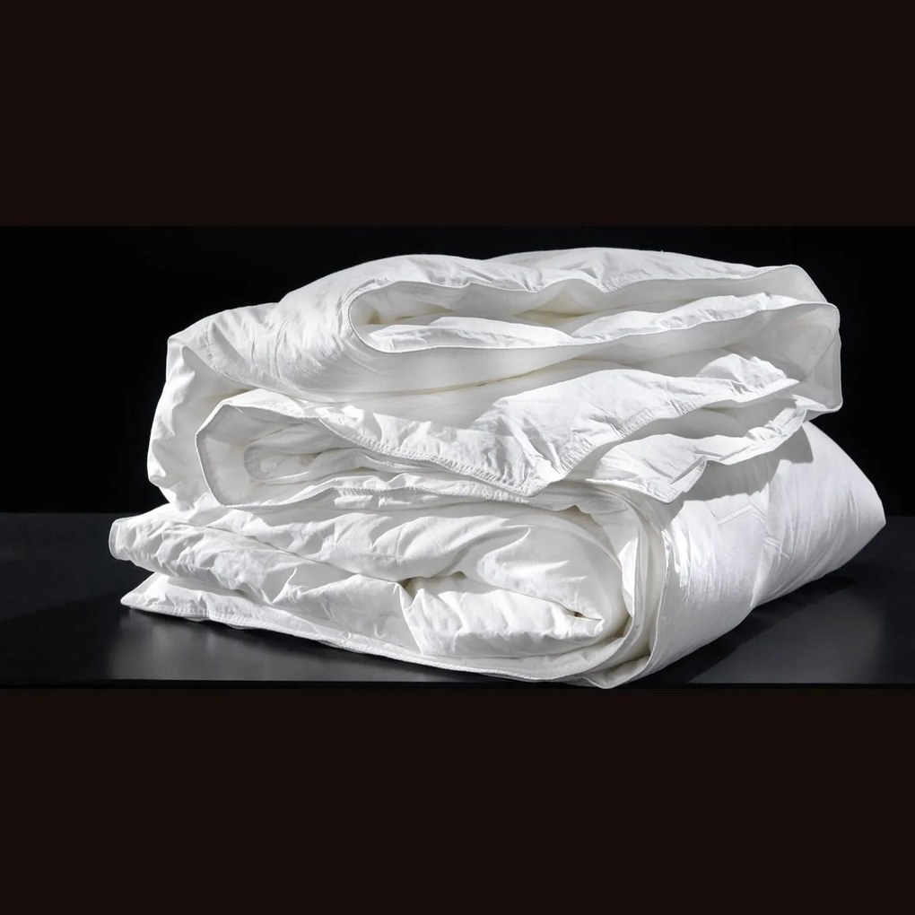 Πάπλωμα Ξενοδοχείου White 233 κλωστές 100% Βαμβάκι Περιεχόμενο 100% Microfiber 300gsm Queen Size 220x240cm Microfiber