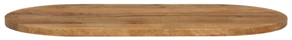 vidaXL Επιφάνεια Τραπεζιού Οβάλ 110x40x3,8 εκ. Μασίφ Ξύλο Μάνγκο