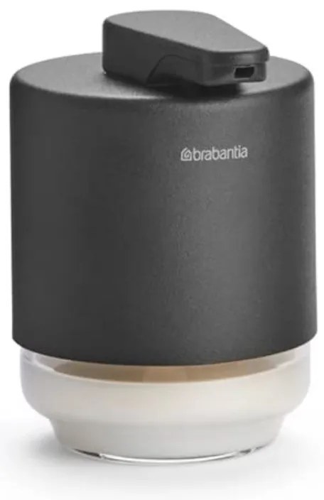 Διανομέας υγρού σαπουνιού Brabantia MindSet 1005672, 200 ml, ευρύ άνοιγμα, σκούρο γκρι