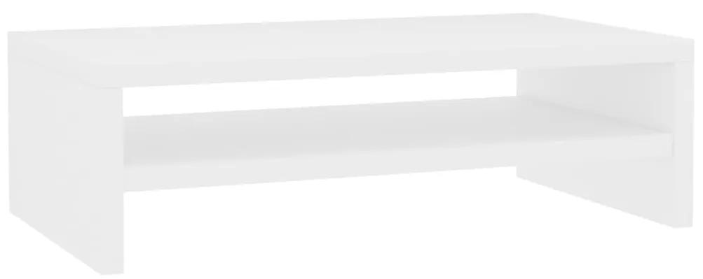 vidaXL Βάση Οθόνης Λευκή 42 x 24 x 13 εκ. από Μοριοσανίδα