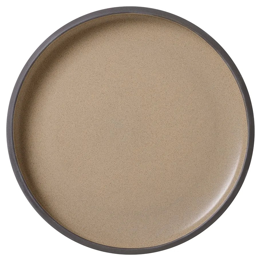 Πιάτο Stoneware Ρηχο Taupe Dusty Beige 22εκ. Ν.2170 - ID Fine - 6 ΤΜΧ