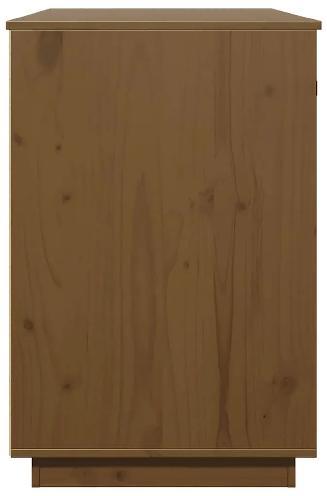 vidaXL Γραφείο Καφέ Μελί 95 x 50 x 75 εκ. από Μασίφ Ξύλο Πεύκου
