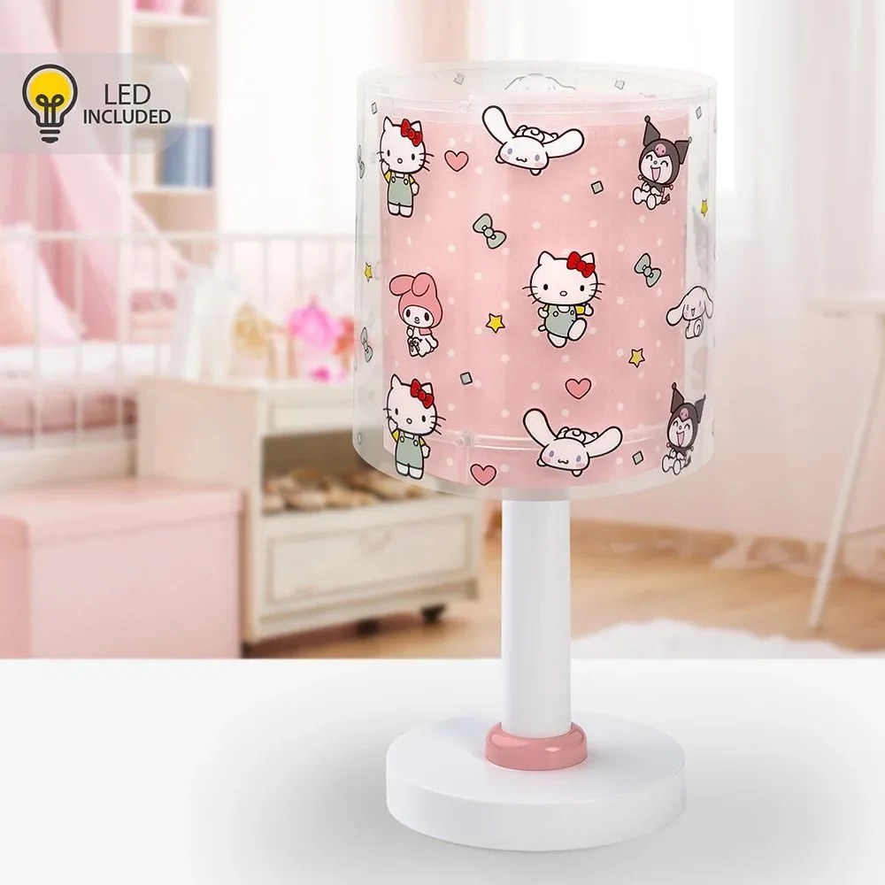Επιτραπέζιο Φωτιστικό Παιδικό Hello Kitty And Friends G4 Led 41251 16×16×2 cm Pink Ango