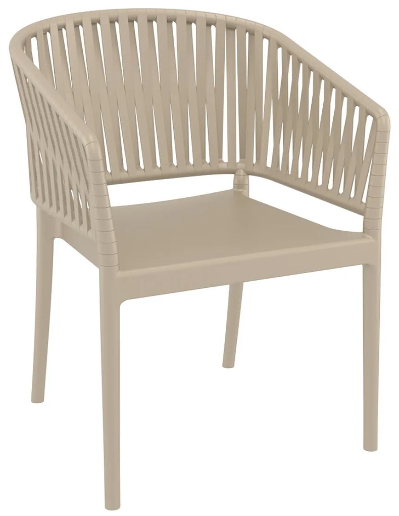 Siesta   Portofino/P* Armchair Taupe  metax-01-00-2923 διάστ.58.0000 x 58.0000 x 80.0000