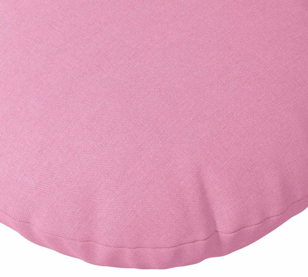 vidaXL Μαξιλάρια καθισμάτων 2 pcs Ροζ Ø40 x 13 εκ ύφασμα