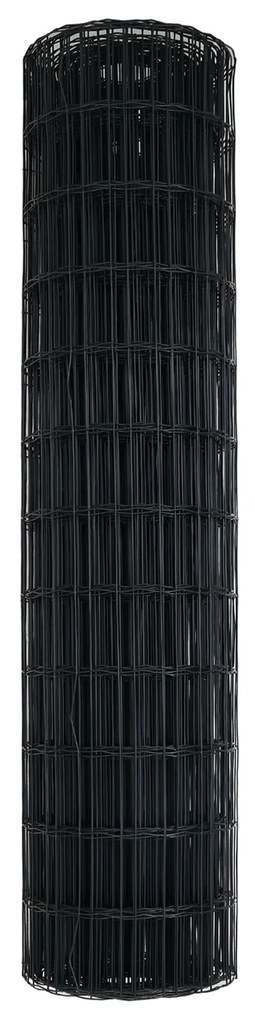 vidaXL Ευρω Φράχτης Γκρι 1x10 μ Χάλυβας