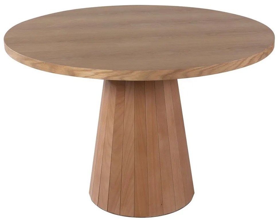 Τραπέζι Albero 117FRF1244 Φ120x75cm Oak Mdf,Ξύλο