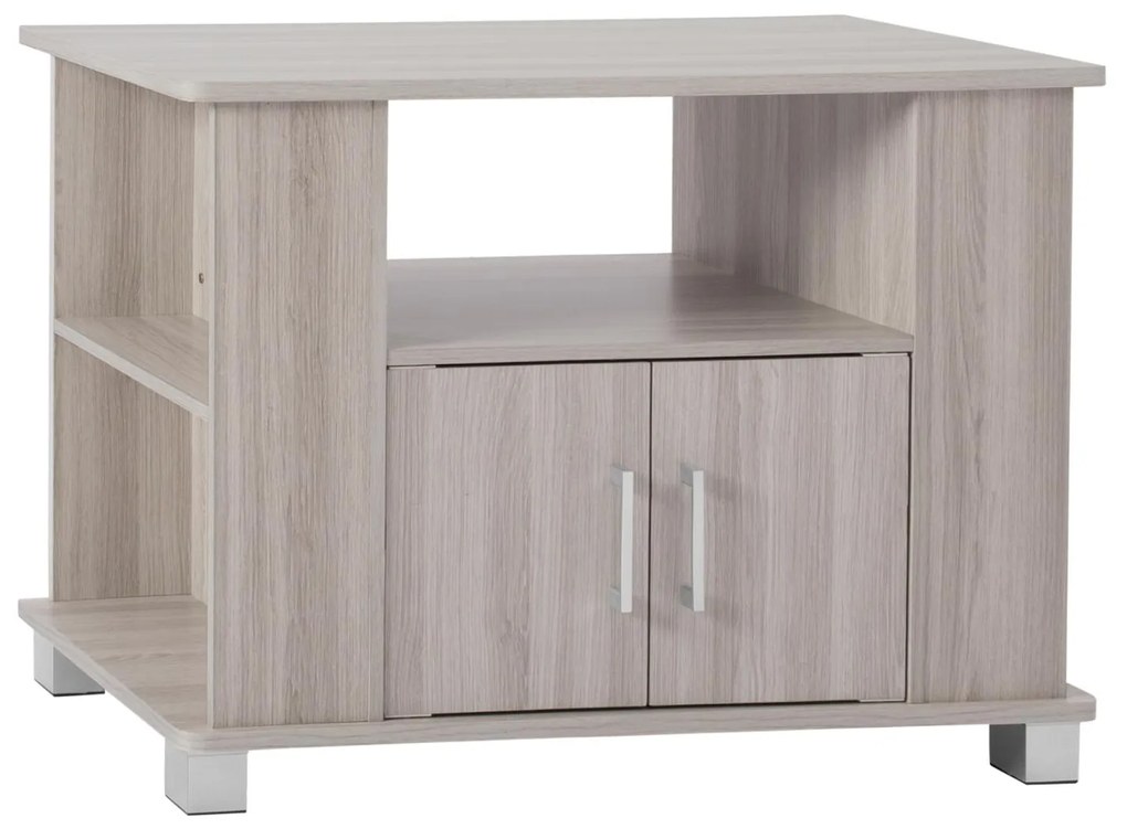 Έπιπλο Τηλεόρασης EMELIA Μελαμίνη Σταχτί 80x40x57.5Υεκ. 80x40x57.5 εκ.