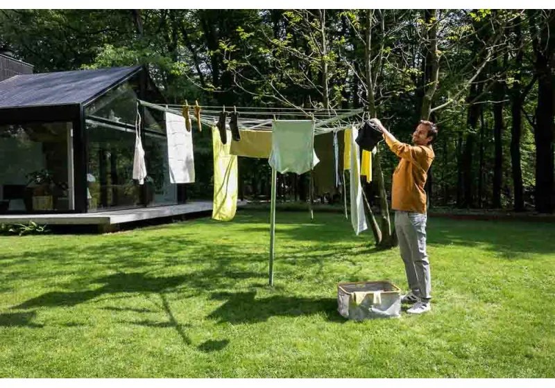 Brabantia TopSpinner για εξωτερικούς χώρους 90300265, 60 m, Μεταλλικό καρφί εκσκαφής, Ανθεκτικό στη διάβρωση, Inox
