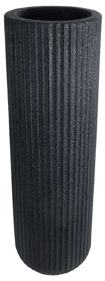 Κασπώ Δαπέδου Matera 20733 Φ42x120cm Black GloboStar Cement