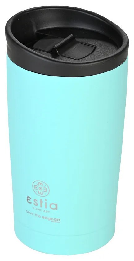 ESTIA ΘΕΡΜΟΣ TRAVEL MUG SAVE THE AEGEAN 350ml BERMUDA GREEN