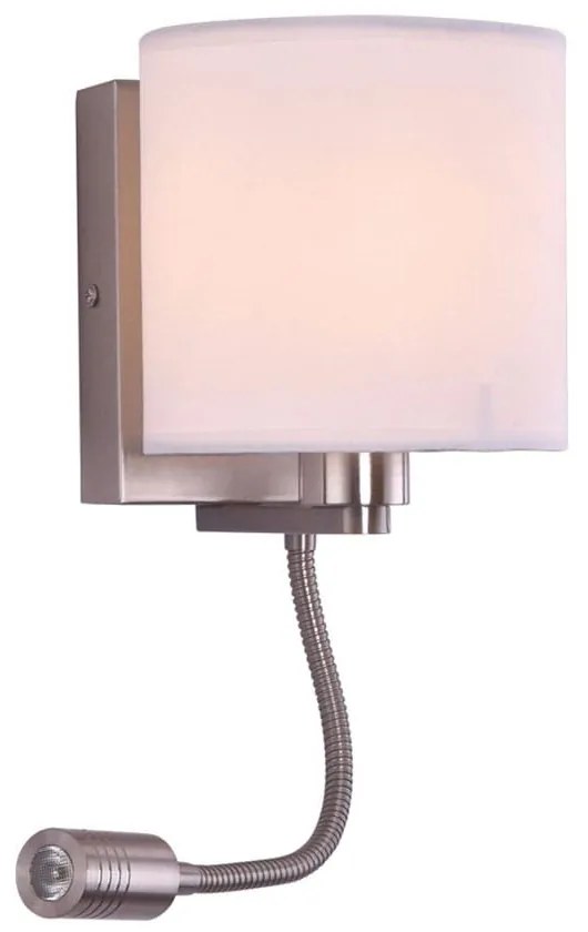 Φωτιστικό Τοίχου - Απλίκα 77-3558 SE 120-2A Dea Chrome Mat Homelighting Ύφασμα