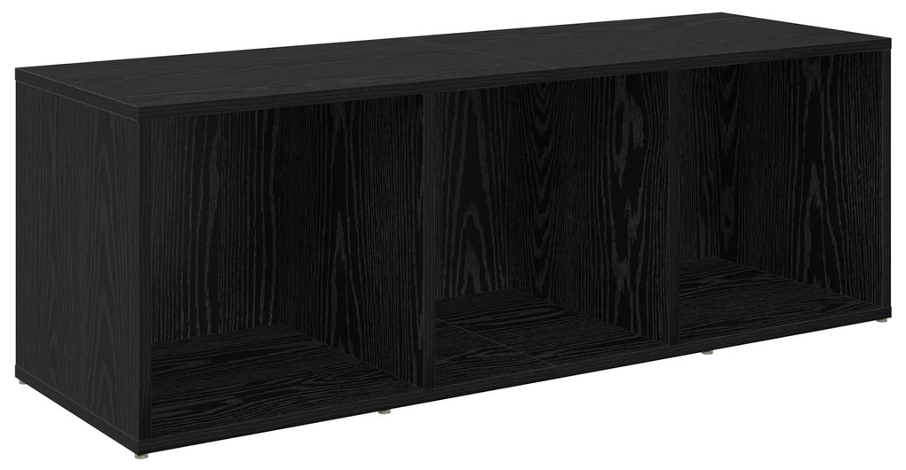vidaXL Σετ επίπλου τηλεόρασης 2 pcs Μαύρη Οξυά 37 x 35 x 107 εκ