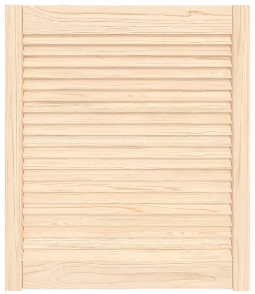 vidaXL Πορτάκι με Περσίδες 69x59,4 εκ. από Μασίφ Ξύλο Πεύκου