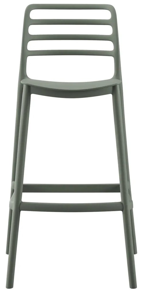 ΣΚΑΜΠΟ BAR ΠΟΛΥΠΡΟΠΥΛΕΝΙΟΥ SNOD  OLIVE GREEN 37,2x50x101,5Υεκ. 37.2x50x101.5 εκ.
