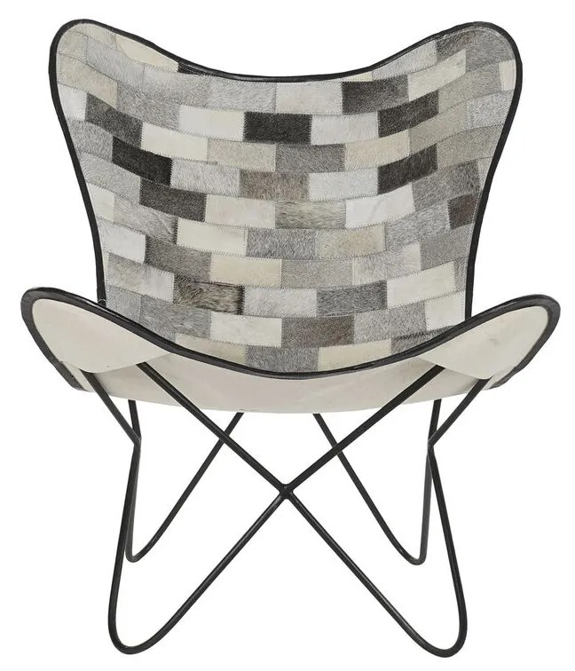 Καρέκλα Τραπεζαρίας DKD Home Decor Λευκό Μαύρο Μπεζ Γκρι 74 x 70 x 90 cm