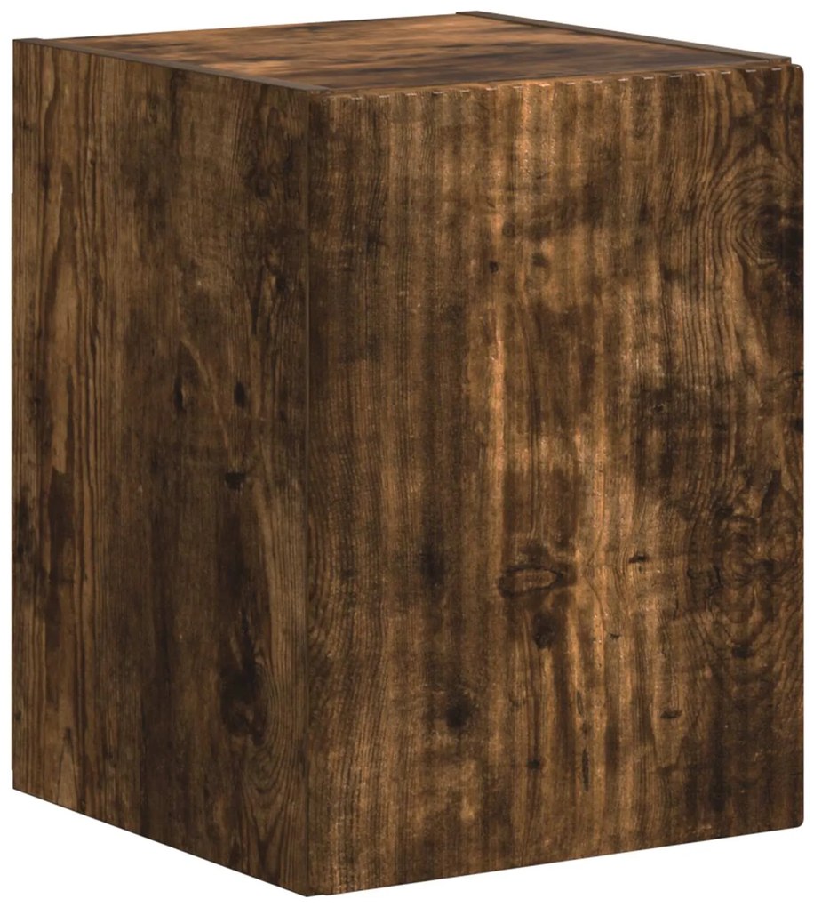 vidaXL 3 pcs Καπνιστό Δρύς