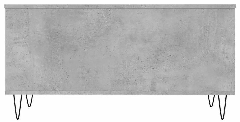 vidaXL Τραπεζάκι Σαλονιού Γκρι Σκυροδ. 90x44,5x45 εκ. Επεξεργ. Ξύλο