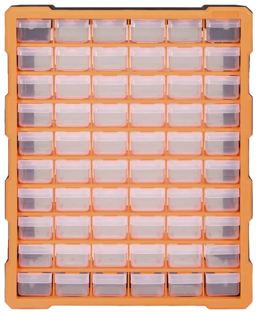 vidaXL Κουτί Αποθήκευσης/Οργάνωσης με 60 Συρτάρια 38 x 16 x 47,5 εκ.