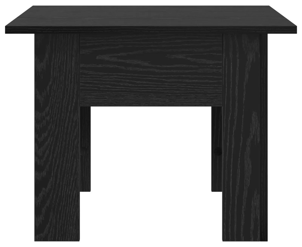 vidaXL Τραπέζι Καφέ Μαύρη Δρυς 55 x 55 x 42 εκ