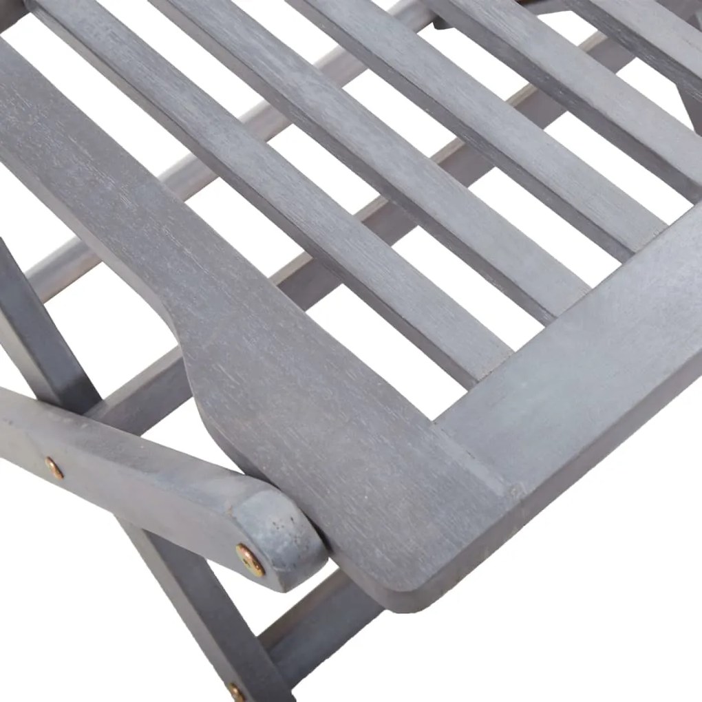 vidaXL Καρέκλες Εξ. Χώρου Πτυσσόμενες 2 τεμ. Ξύλο Ακακίας &amp; Μαξιλάρια