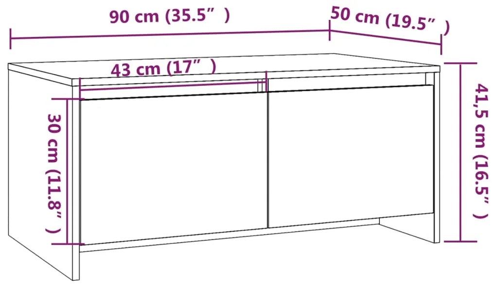 ΤΡΑΠΕΖΑΚΙ ΣΑΛΟΝΙΟΥ ΚΑΦΕ ΔΡΥΣ 90 X 50 X 41,5 ΕΚ. ΜΟΡΙΟΣΑΝΙΔΑ 813031