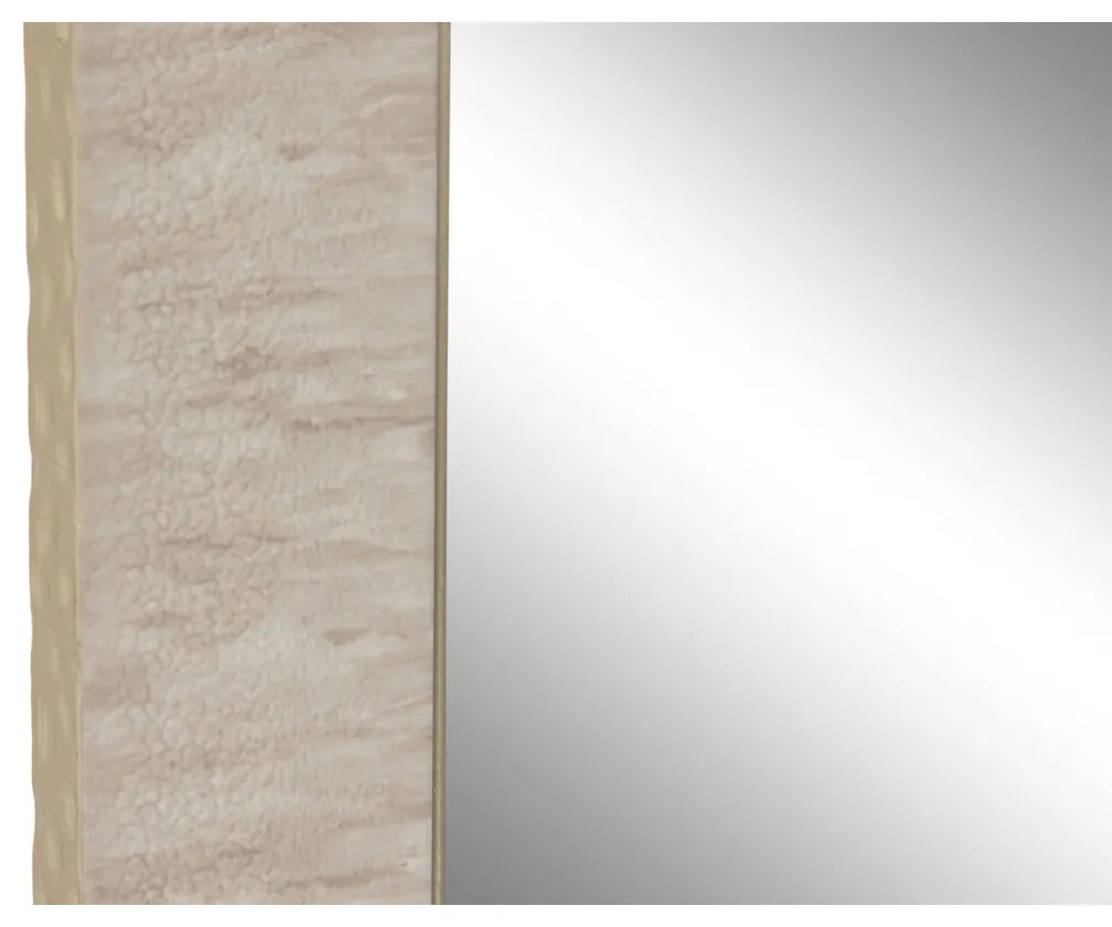 Τοίχο καθρέφτη Home ESPRIT Λευκό Καφέ Μπεζ Γκρι Σύγχρονη (4 Μονάδες)